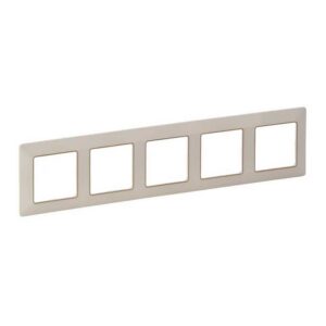 Ramka pięciokrotna Kremowy/Złota Legrand Valena Life - 754065