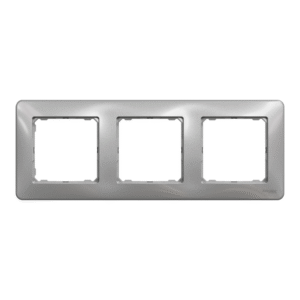 Ramka potrójna Srebrne Aluminium Schneider Sedna Design - SDD313803