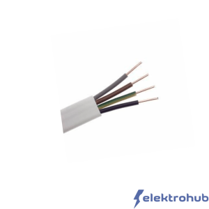 YDYp 4x1,5 mm² 450/750V biały