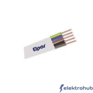 YDYp 5x2,5 mm² 450/750V biały
