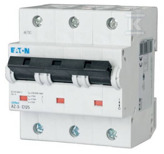 Wyłącznik nadprądowy 3P B 125A 25kA AC AZ-3-B125 174514