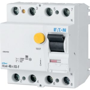 Wyłącznik różnicowoprądowy 4P 40A 0,03A 10kA typ G/F FRCMM-40/4/003-G/F 187409