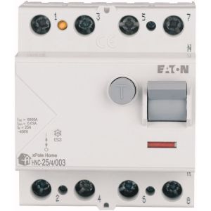 Wyłącznik różnicowoprądowy 4P 25A 0,03A typ AC xPole Home HNC-25/4/003 194693