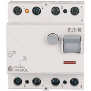 Wyłącznik różnicowoprądowy 4P 63A 0,03A typ AC xPole Home HNC-63/4/003 194695
