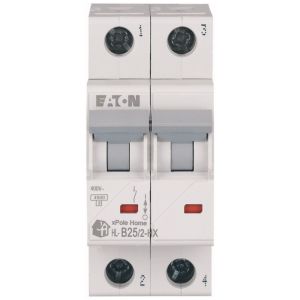 Wyłącznik nadprądowy 2P B 25A 6kA AC xPole Home HN-B25/2 194863