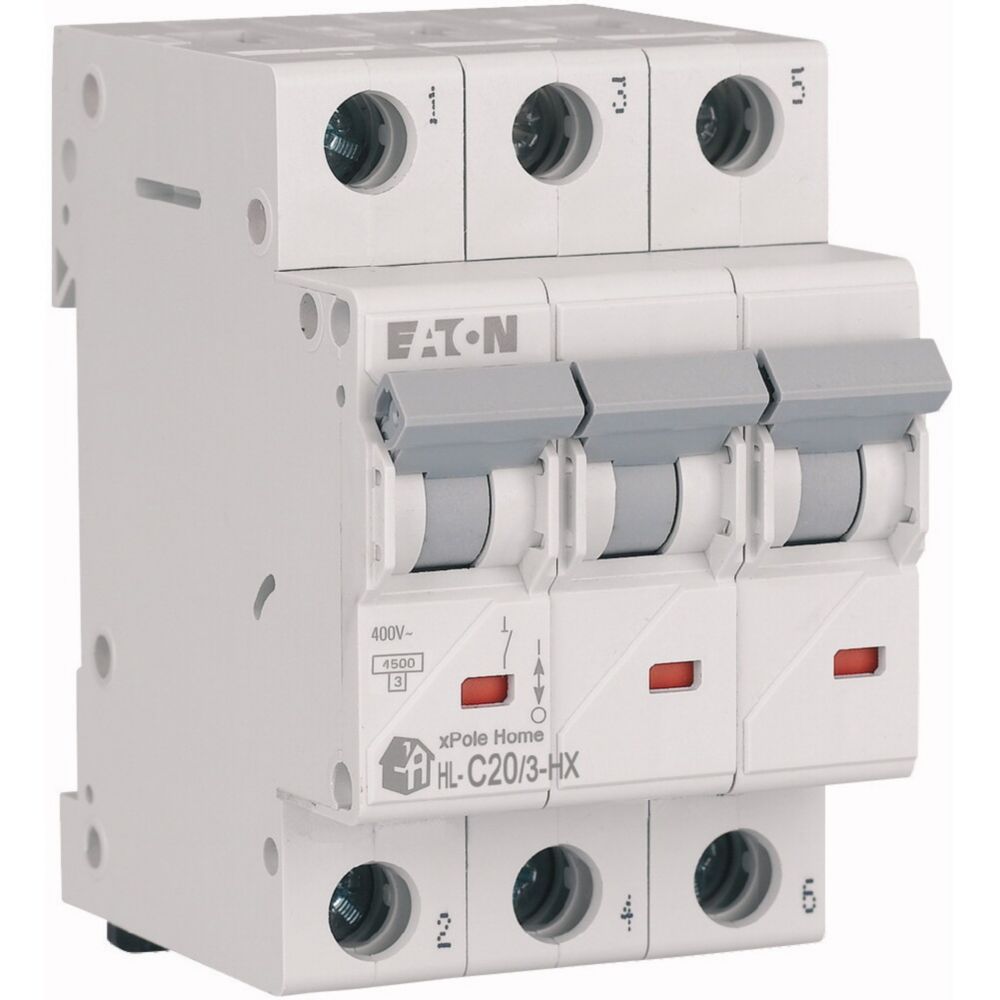 Wyłącznik nadprądowy 3P C 20A 6kA AC xPole Home HN-C20/3 194892