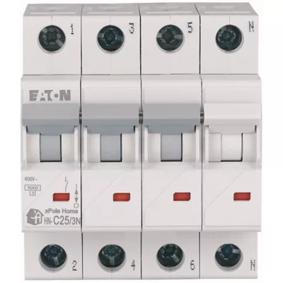 Wyłącznik nadprądowy 3P+N C 25A 6kA AC xPole Home HN-C25/3N 194913