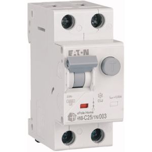 Wyłącznik różnicowo-nadprądowy 2P 25A 0,03A typ AC char. C xPole Home HNB-C25/1N/003 195129