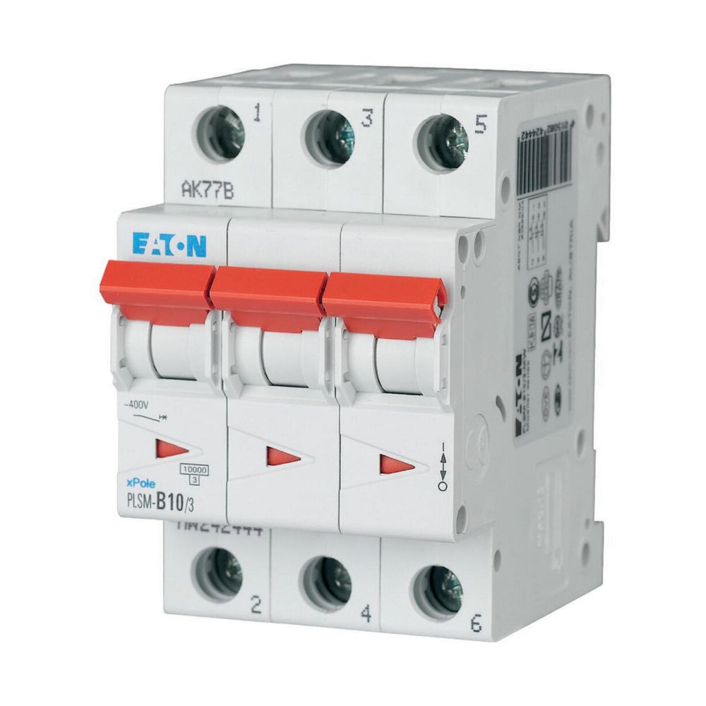 Wyłącznik nadprądowy 3P B 10A 10kA AC PLSM-B10/3-MW 242444