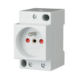 Gniazdo modułowe serwisowe 2P+Z 16A z przesłonami Z-SD230-BS 266876