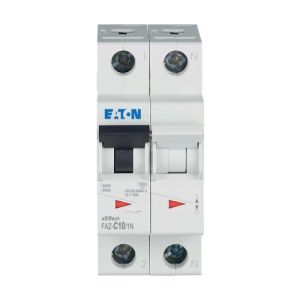 Wyłącznik nadprądowy 1+N C 10A 15kA AC FAZ C10/1N 278670