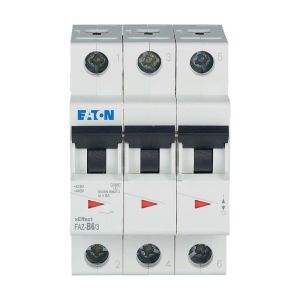 Wyłącznik nadprądowy 3P B 6A 15kA AC FAZ B6/3 278841