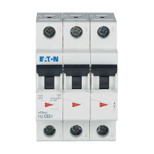Wyłącznik nadprądowy 3P C 63A 15kA AC FAZ C63/3 278879