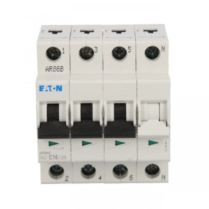 Wyłącznik nadprądowy 3+N C 16A 15kA AC FAZ C16/3N 278975