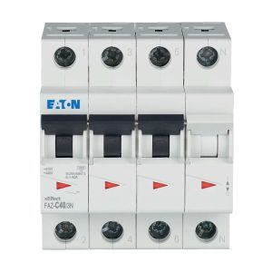 Wyłącznik nadprądowy 3P+N C 40A 15kA AC FAZ C40/3N 278979