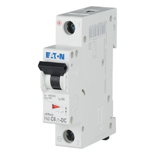 Wyłącznik nadprądowy 1P C 6A 15kA DC FAZ C6/1-DC 279125