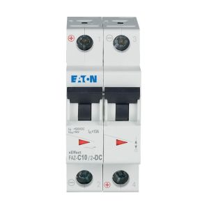 Wyłącznik nadprądowy 2P C 10A 15kA DC FAZ C10/2-DC 279138