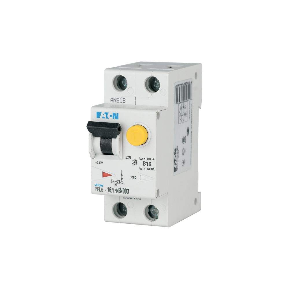 Wyłącznik różnicowo-nadprądowy 1P+N 6A 0,03A typ AC PFL6-6/1N/B/003 286428