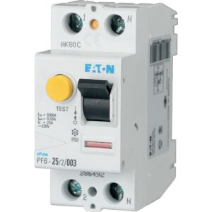 Wyłącznik różnicowoprądowy 2P 25A 0,03A typ AC PF6-25/2/003 286492
