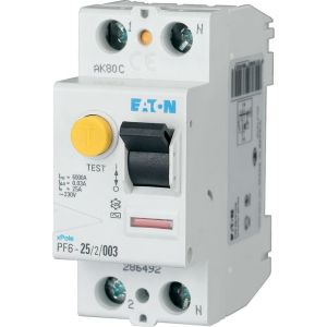 Wyłącznik różnicowoprądowy 2P 25A 0,03A typ AC PF6-25/2/003 286492