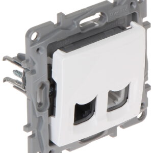 NILOE Gniazdo teleinformatyczne RJ11+RJ45 kat.5 UTP białe 764570
