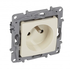 NILOE Gniazdo pojedyncze z/u 16 A 250 V kremowe 764640
