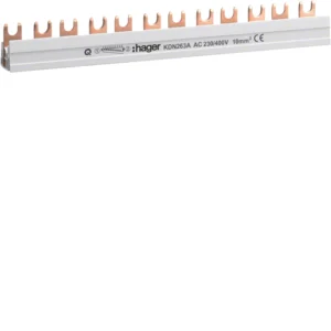 Szyna łączeniowa 2P 63A 10mm2 widełkowa 1+N (12 mod.) KDN263A
