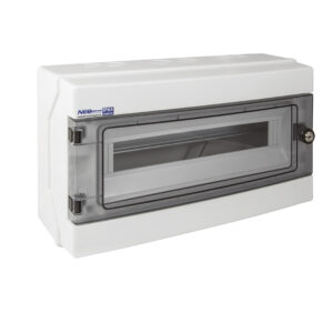 Rozdzielnica hermetyczna modułowa (500V AC ,1000V DC) 1x18 natynkowa IP65 RH-18/Z (z zamkiem) 36.19