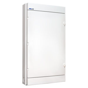 Rozdzielnica hermetyczna modułowa (500V AC ,1000V DC) 4x18 natynkowa IP65 RH-72/4B (białe drzwi) 36.171