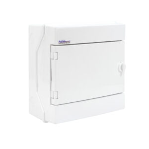 Rozdzielnica hermetyczna modułowa (500V AC ,1000V DC) 1x8 natynkowa IP65 RH-8/B (białe drzwi) 36.7