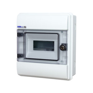 Rozdzielnica modułowa 1x8 podtynkowa IP65. RHp-8/Z (z zamkiem) 36.809