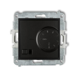 ICON Mechanizm elektronicznego regulatora temperatury z czujnikiem powietrznym czarny mat 12IRT-2