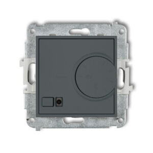 ICON Mechanizm elektronicznego regulatora temperatury z czujnikiem podpodłogowym grafitowy mat 28IRT-1