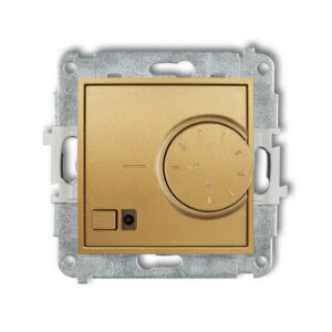 ICON Mechanizm elektronicznego regulatora temperatury z czujnikiem podpodłogowym złoty 29IRT-1