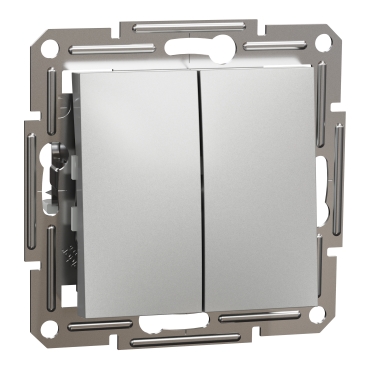 ASFORA Łącznik świecznikowy bez ramki aluminium EPH0300161