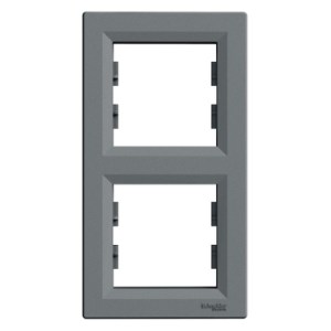 ASFORA Ramka 2-krotna pionowa stal EPH5810262