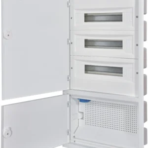Rozdzielnica hybrydowa 3x18 podtynkowa drzwi metalowe białe / IP40 400V AC / ERP18-5-3V MEDIA 001101292