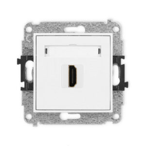 ICON Mechanizm gniazda pojedynczego HDMI 2.1, 8K biały IHDMI-5