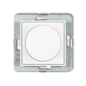 ICON Mechanizm elektronicznego regulatora oświetlenia przyciskowo-obrotowego do lamp LED biały IRO-2
