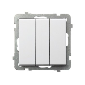 SONATA Łącznik potrójny biały ŁP-13R/m/00
