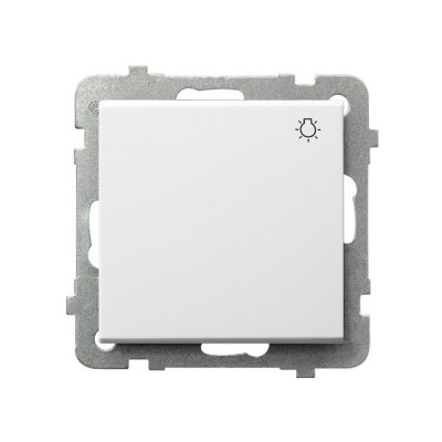 SONATA Łącznik zwierny światło biały mat ŁP-5R/m/75