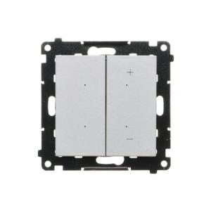 Simon 55 Ściemniacz do LED ściemnialnych, klawiszowy (moduł) Aluminium mat TESL1.01/143