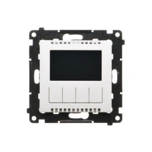 Simon 55 Termostat programowalny z wyświetlaczem (moduł) Biały mat TETD1A.01/111