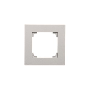 Simon 55 Ramka 1-krotna LINE Aluminium mat TR1/143