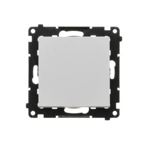 Simon 55 Łącznik schodowy bez piktogramu (moduł) 10 AX, 250 V~, szybkozłącza Jasnoszary mat TW6.01/X/114