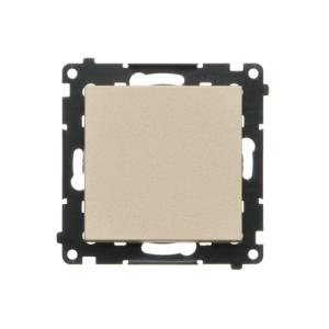Simon 55 Łącznik schodowy bez piktogramu (moduł) 10 AX, 250 V~, szybkozłącza Szampański mat TW6.01/X/144