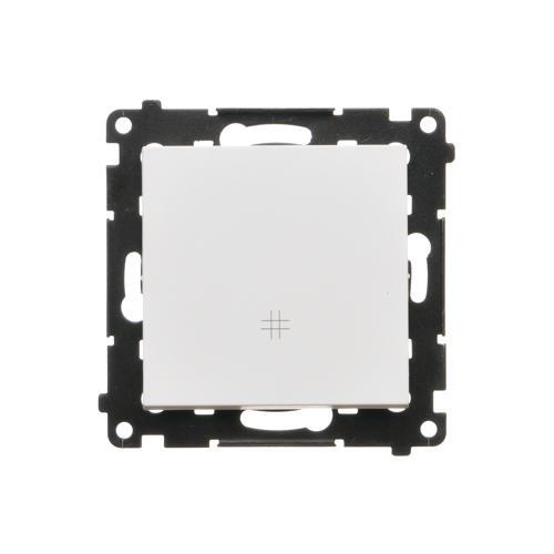 Simon 55 Łącznik krzyżowy (moduł) 10 AX, 250 V~, szybkozłącza Biały mat TW7.01/111