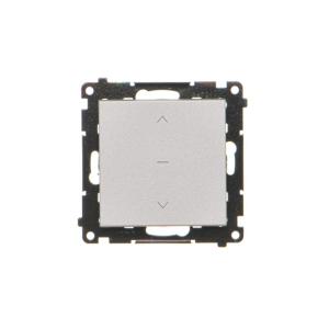 Simon 55 Przycisk roletowy (moduł) 10 A, 250 V~, szybkozłącza Aluminium mat TZP1K.01/143