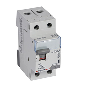 Wyłącznik różnicowoprądowy 2P 16A 0,01A typ AC P302 TX3 411502