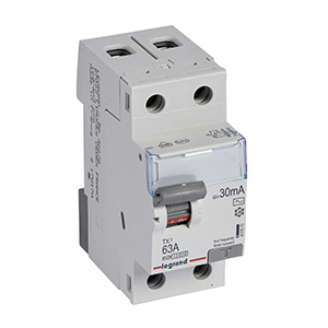 Wyłącznik różnicowoprądowy 2P 63A 0,03A typ AC P302 TX3 411511